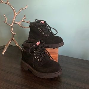 Craftsman black boy toddler work boots